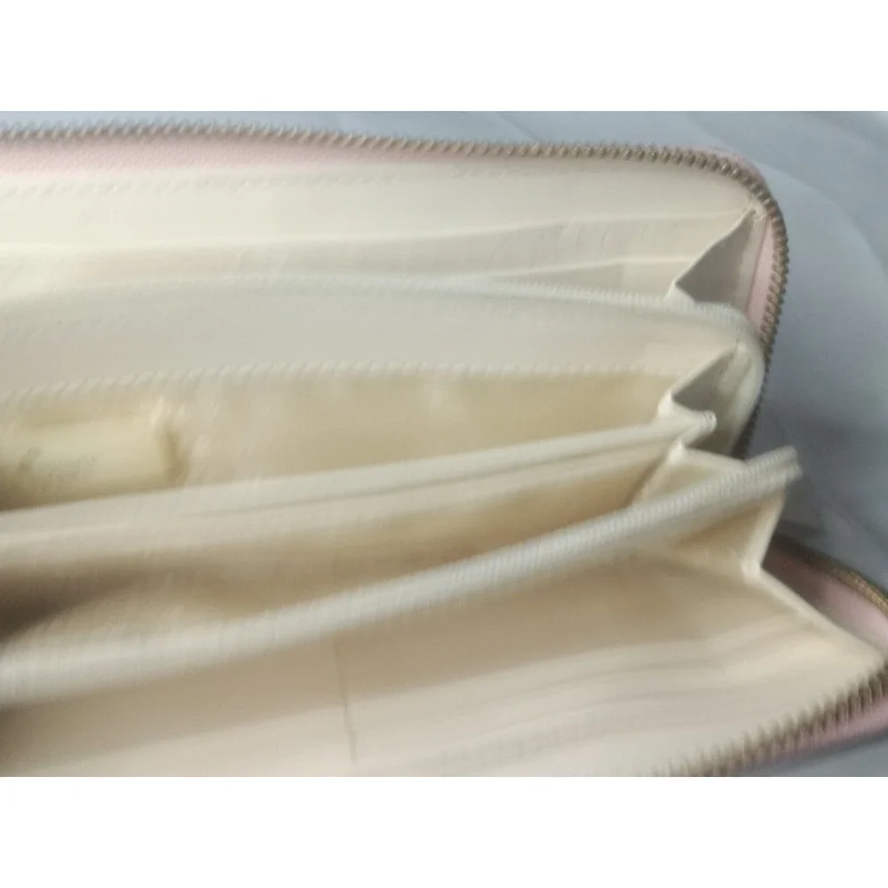Kate Spade Continental Wallet Beacon Court Nisha Pink Leather Medium Size